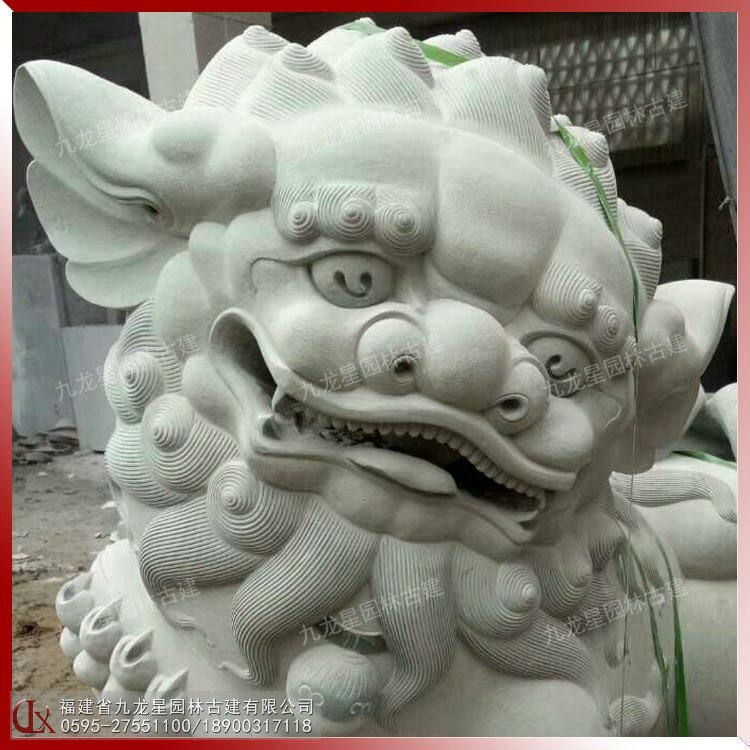 獻錢石獅子