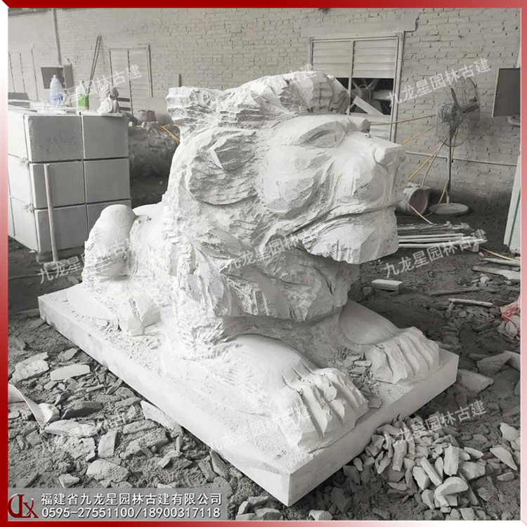 石雕港幣獅